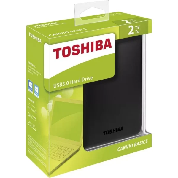 DISCO DURO EXTERNO TOSHIBA 2TB CANVIO BASICS