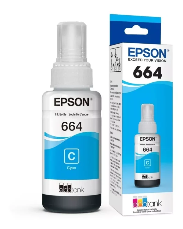 TINTA EPSON 664 CYAN