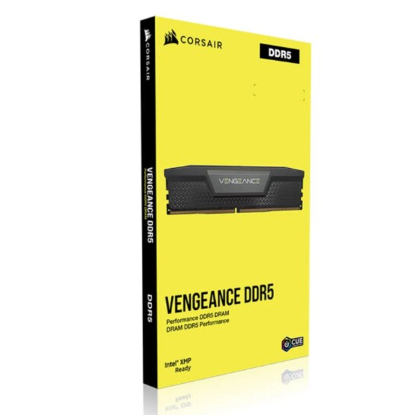 MEMORIA DIMM CORSAIR VENGEANCE 16gb DDr5 5200mhz C40 NEGRO