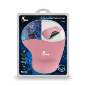 MOUSE PAD  Xtech XTA530 apoya muñeca color rosado