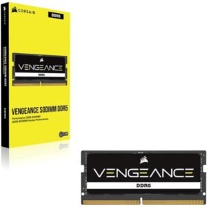 MEMORIA SO-DIMM CORSAIR VENGEANCE DDR5 16GB (1X16GB) 5600MHZ CL48 BLACK