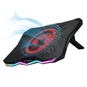 BASE DE ENFRIAMIENTO MARVO SCORPION / FN-40 / 17 PULGADAS/ RGB 1 VENTIADOR