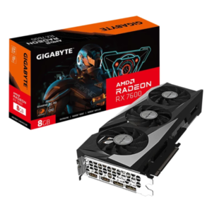 TARJETA DE VIDEO GIGABYTE GAMING AMD RADEON RX 7600 8GB OC GDDR6