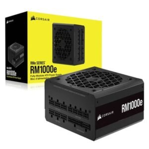 FUENTE DE PODER CORSAIR RM1000e 1000W FULLY MODULAR LOW-NOICE ATX3.1 PCIe5.1 GOLD
