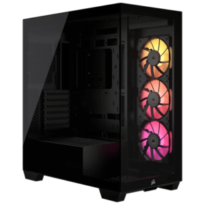 CASE CORSAIR ATX iCUE LINK 3500X RGB MID-TOWER TEMPERED GLASS N-PS 3VEN-RX120 Black