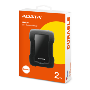 DISCO DURO EXT 2.5 ADATA 2TB USB 3.2 GEN 1 HD330 NEGRO