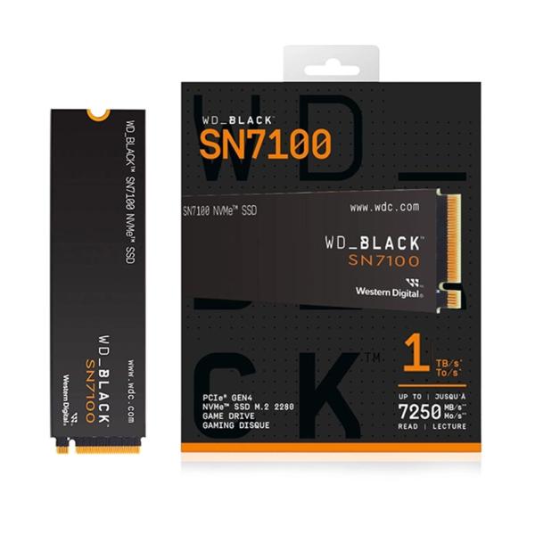 DISCO SOLIDO  WD_BLACK SN7100 NVMe de 1 TB - PCIe Gen4, M.2 2280, hasta 7250 MB/s