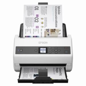 SCANNER EPSON DS-870. 65 PPM-130 IPM. 600 DPI. USB. MOD. ROJO. OPC.. ADF 100 PAGINAS