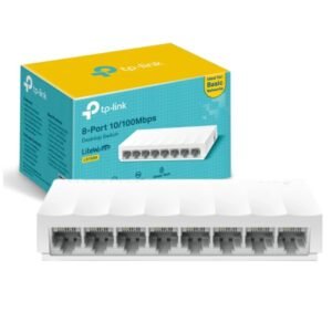 SWITCH TPLINK 5 PUERTOS LS1008 10/100 FAST ETERNET CUBIERTA PLASTICA