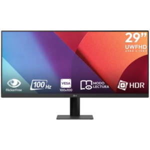 MONITOR LG 29” 29U511A-B UTRAWIDE LED IPS 2560X1080 UWFHD 100HZ 5MS HDMI DP BLACK