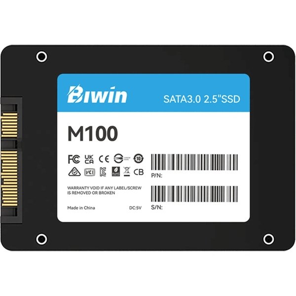 DISCO SOLIDO 1TB BIWIN TECHNOLOGY/MAINSTREAM M100 SATAIII 2.5 520MBS