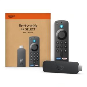 FIRE TV STICK AMAZON 4K SELECT NEWEST MODEL STREAMING IN 4K AI-POWERED SEARCH 8GB BLACK