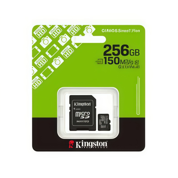 MICRO SDXC KINGSTON 256GB CANVAS SELECT PLUS 100R A1 C10 CARD
