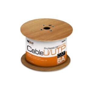 ROLLO DE CABLE NEXXT CAT 6 F/UTP EXTERIOR NEGRO 305MT AB356NXT37