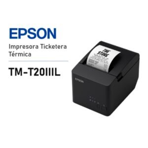 IMPRESORA/EPSON TM-T20IIIL USB SERIAL CON FUENTE C31CH26001
