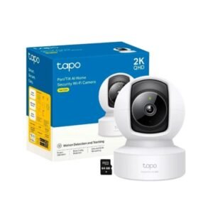 CAMARA TP-LINK TAPO C222 WIFI CON IA QHD 2K 4MP MOV. HORIZONTAL-VERICAL ALARMA SONORA Y LUMINOSA