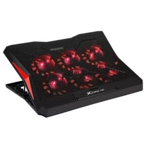 COOLER PARA LAPTOP XTRIKE ME FN-811 6FAN LED ROJO 17" AJUSTABLE