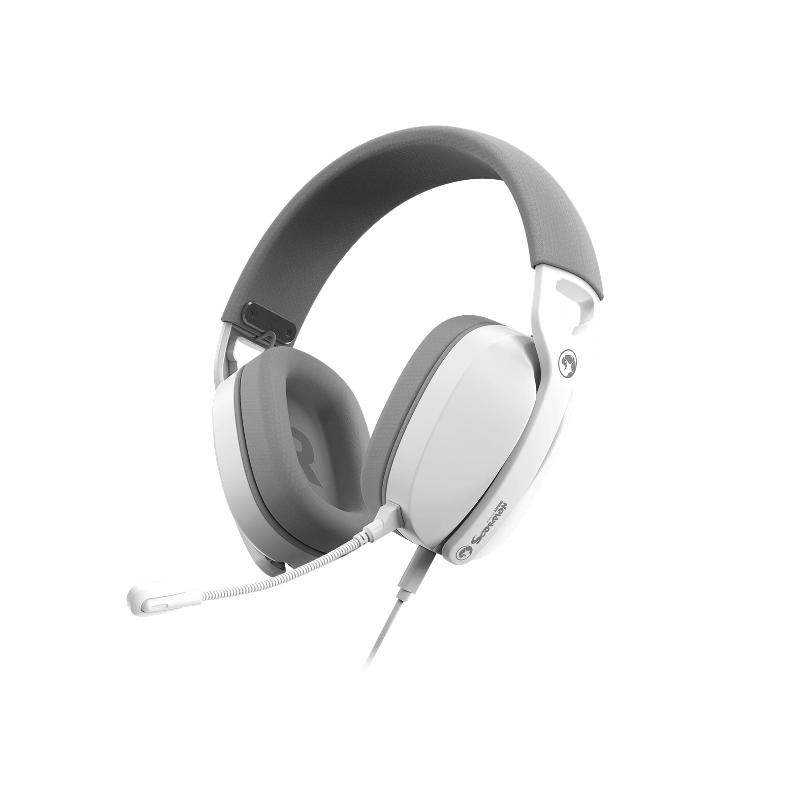 AUDIFONOS GAMING MARVO HG9086 WH BLANCO MIC OMNIDIRECCIONAL ALAMBRICO
