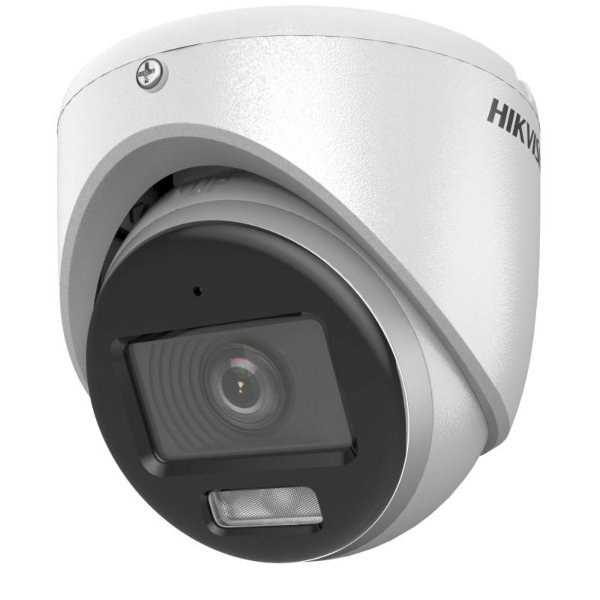 CAMARA DOMO HIKVISION 2MP COLOR VU SMART DS-2CE70DF0T-LMFS EXTERIOR METALICA