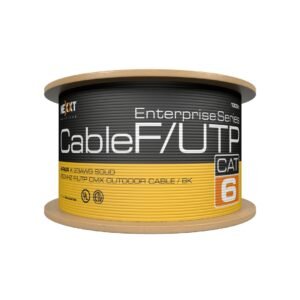 ROLLO DE CABLE NEXXT CAT6 F/UTP AB356NXT37 23AWG CMX EXTERIOR 305M NEGRO