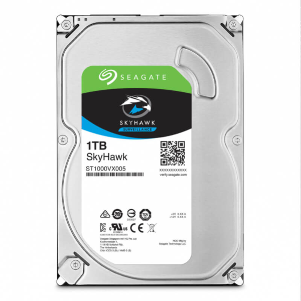 DISCO DURO HDD SEAGATE SKYHAWK 1TB SATA III 5400 RPM ST1000VX013 PARA DVR / NVR, 24/7