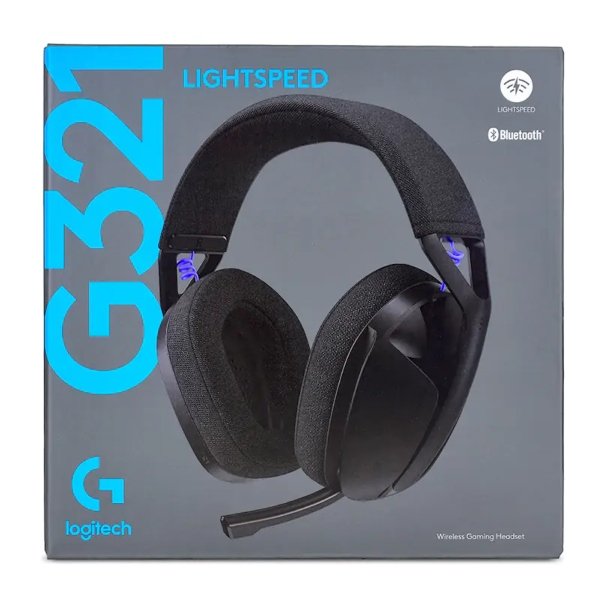 HEADSET LOGITECH G321 LIGHSPEED WIRELESS CON MICROFONO BLACK