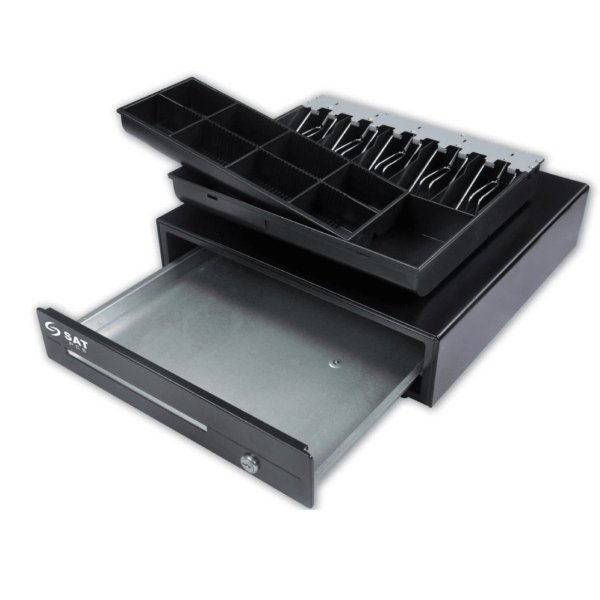 CAJA DE DINERO METALICA SAT 119 NEGRA