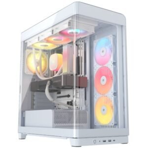 CASE CORSAIR ATX 4500X FRAME RS-R ARGB PANORAMIC GLASS 2USB3.2 HD-AUDIO MID-TOWER WHITE