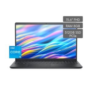 PORTATIL DELL DC15250/CORE I5-1334U/512GB/8GB DDR4/15.6 2K TOUCH/CARBON BLACK WIN 11/ INGLES