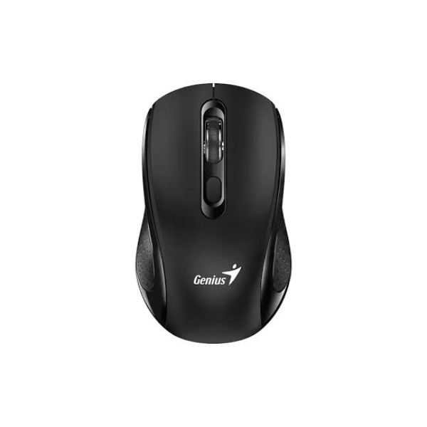 MOUSE GENIUS NX-8025S WIRELESS NEGRO DIS. ERGO. SILENT AI COPILOT 4 BOTONES AQUAMARINE, BLACK