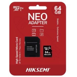 MICRO SD HIKSEMI 64GB NEO ADAPTER CLASE 10