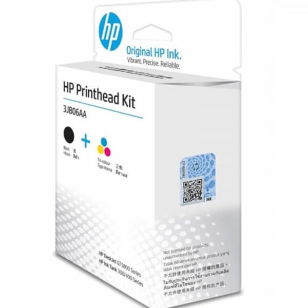 KIT DE CABEZALES DE IMPRESIÓN HP GT 3YP86AL, NEGRO/TRICOLOR