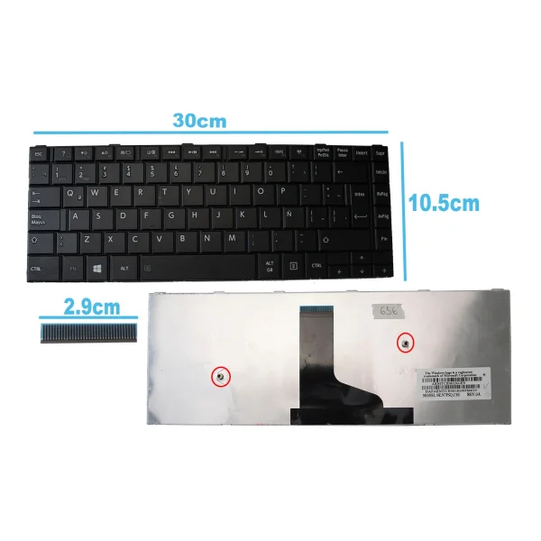 TECLADO TOSHIBA C45 NEGRO SPAÑOL